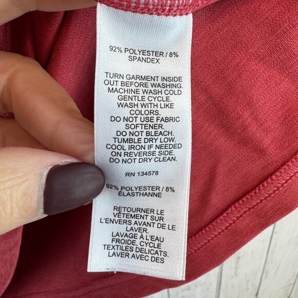 Vineyard Vines Red On-The-Go Shep Golf Pullover Performance 1/4 Zip Size Large - Picture 7 of 11